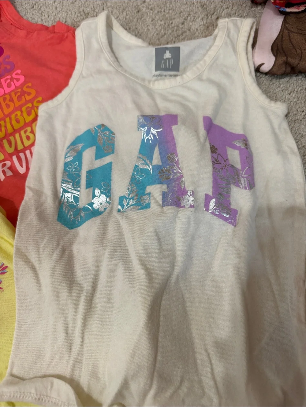 Girls 4T summer shirt bundle.